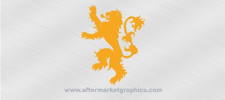 Game of Thrones House Lannister Decal